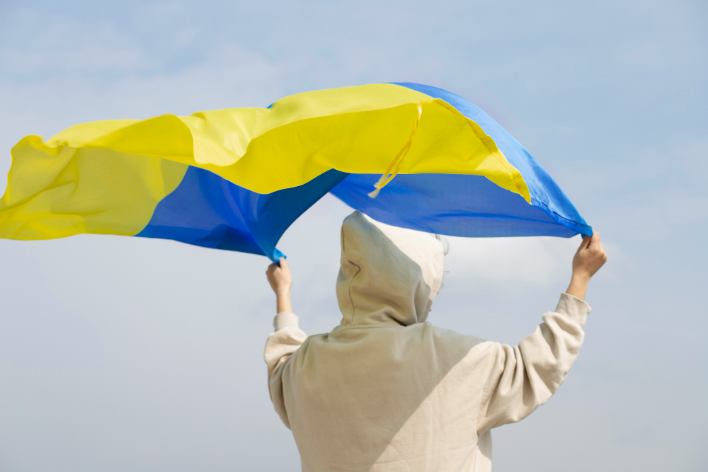 ukraine flag in the wind The European Inclusion Strategy for Ukrainians